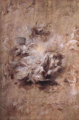 Peter Paul Rubens The Apotheosis of Fames I and Other Studies (mk01) oil painting picture